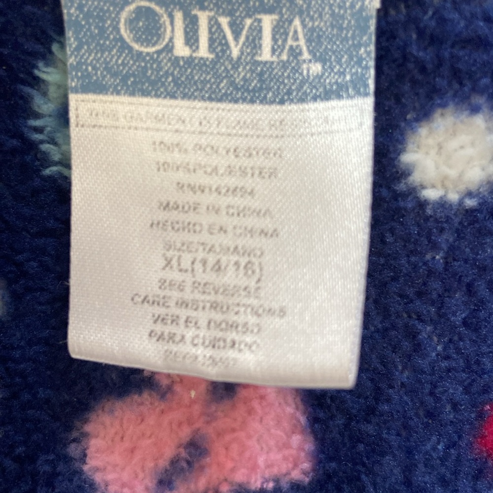 Blue Robe with Multicolor Hearts - Picture 4 of 5